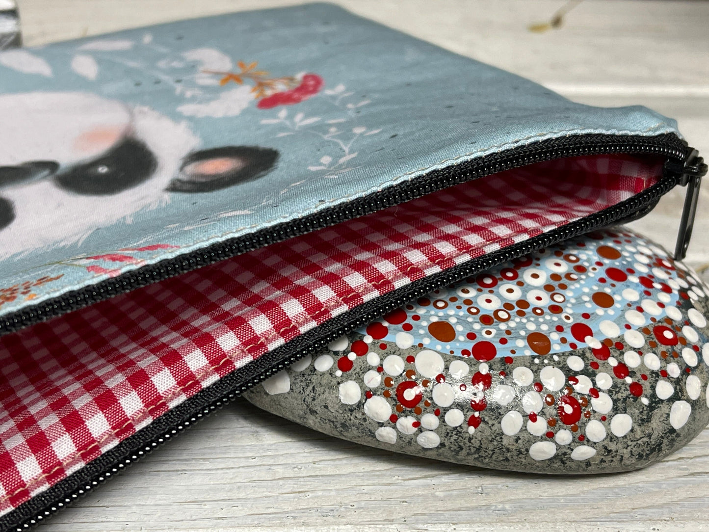 Stylische Federtasche Stifttasche Mäppchen Kosmetik kleine Tasche Kleiner Bär