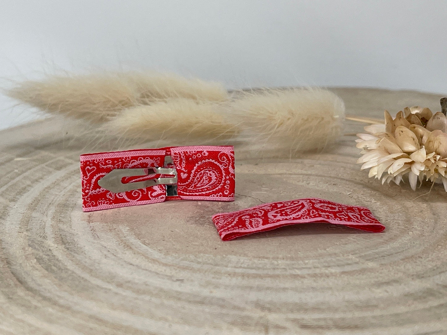 Haarspangen Haarclips rosa Ornamente (1 Paar)