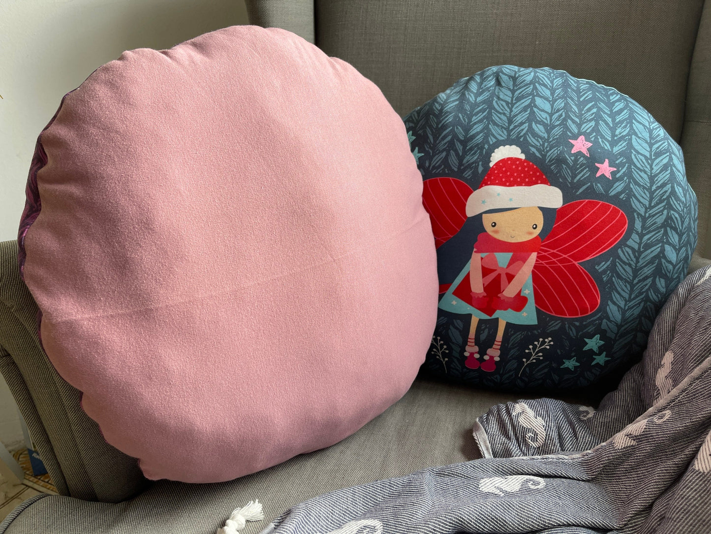 Kissen Kuschelkissen Weihnachts Elfen