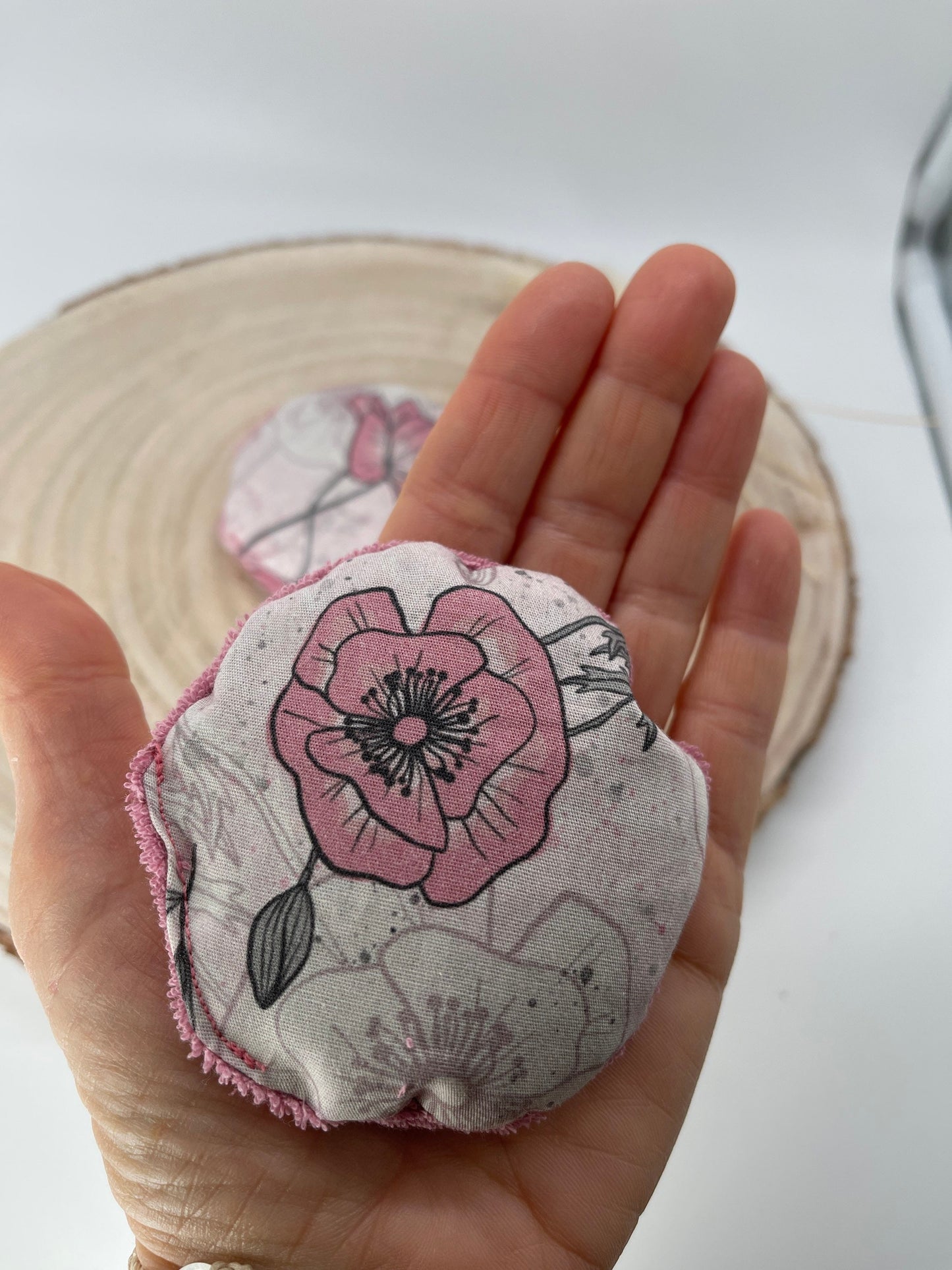 Taschenwärmer Beulenkühler Körnerkissen Mohn Blume