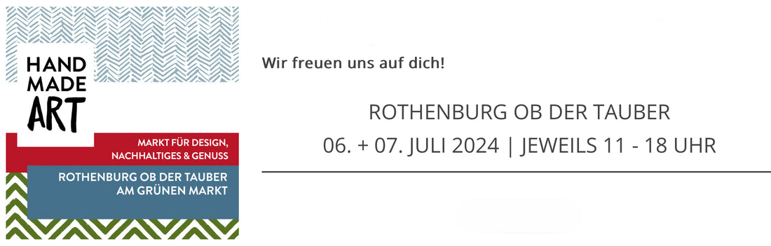 06.- 07. Juli 2024 HandMadeART Rothenburg o.d. Tauber