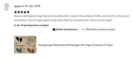 Bewertung von Janet am 18. Apr. 2025