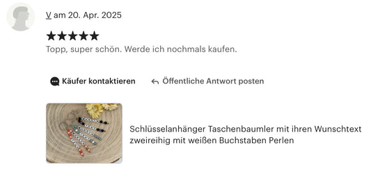 Bewertung von V am 20. Apr. 2025
