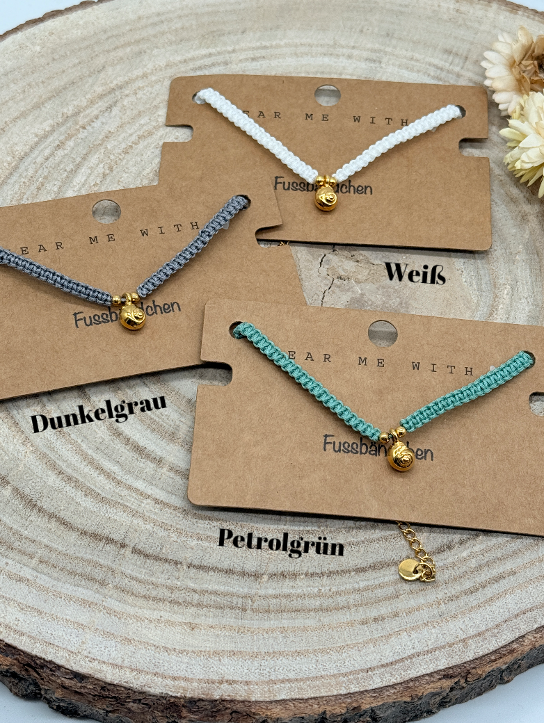 Fusskettchen Fussbändchen Muschel III