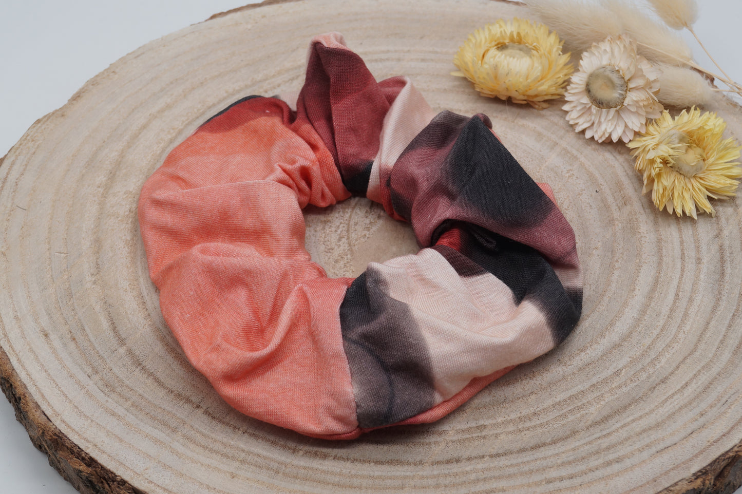 Scrunchie Haargummi Batik rosa