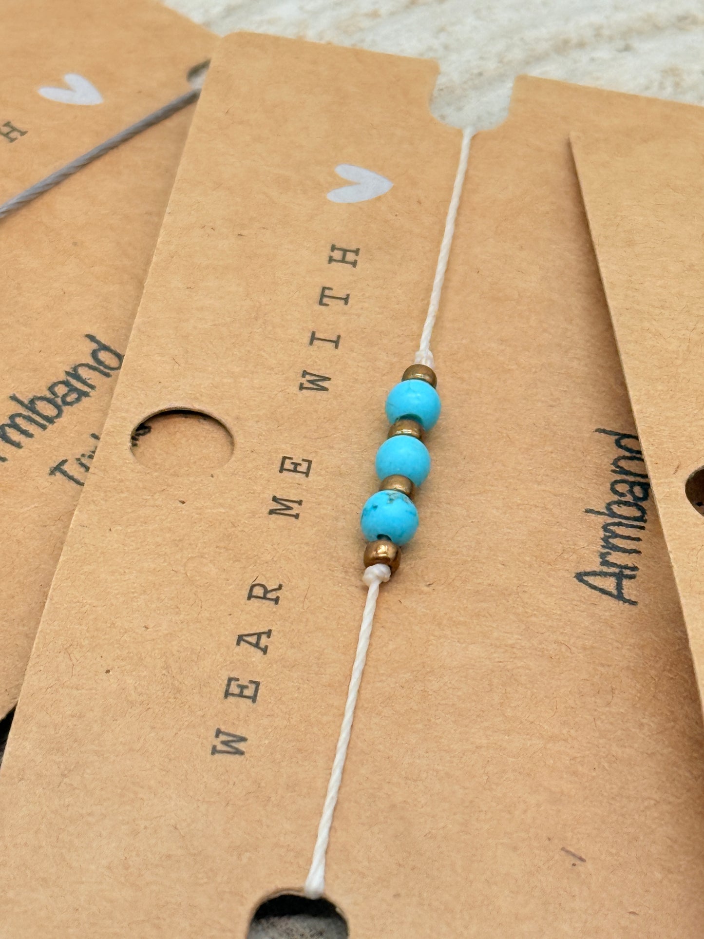 Geburtsstein Dezember Sternzeichen Halbedelstein Armband Türkis