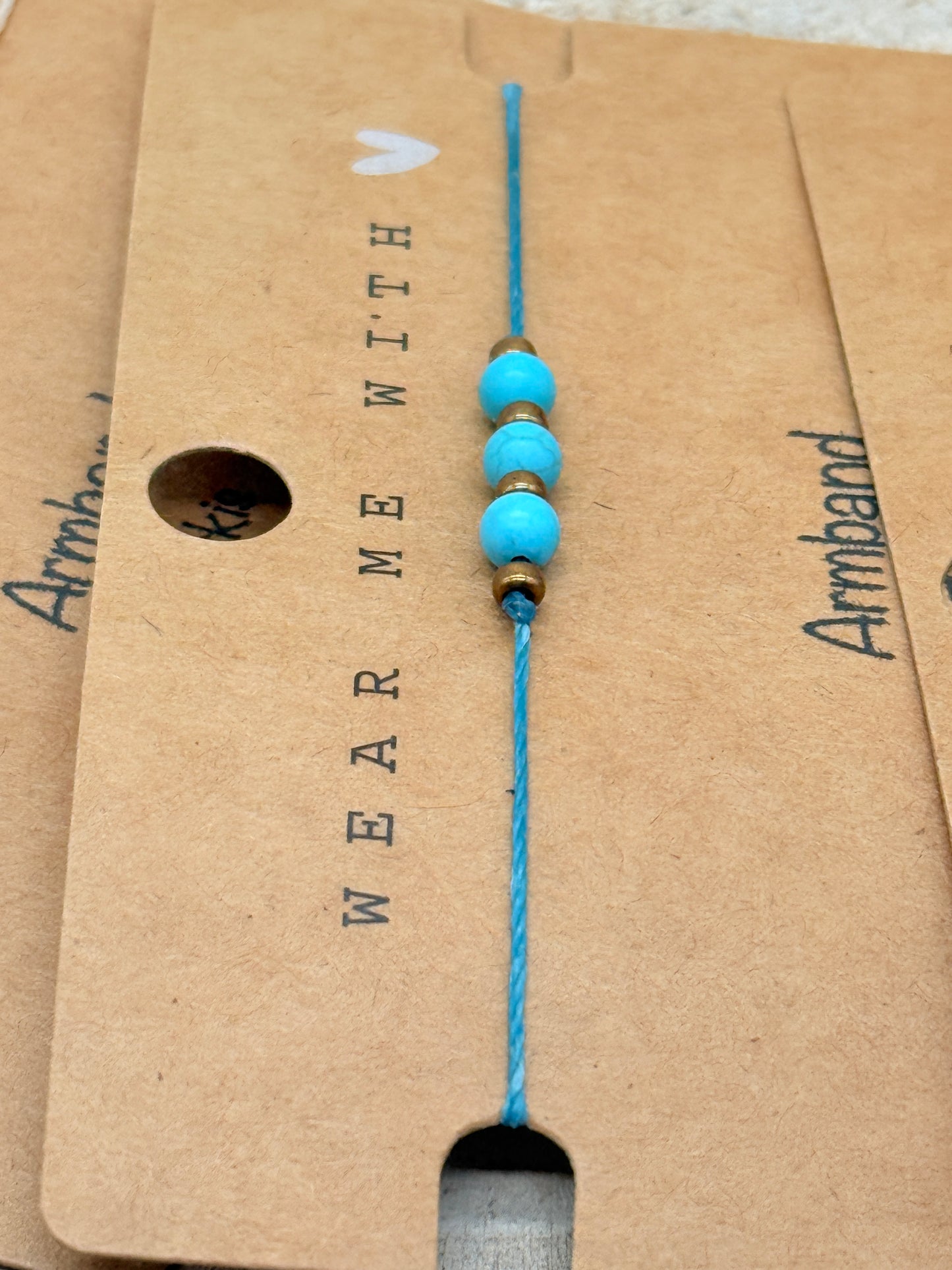 Geburtsstein Dezember Sternzeichen Halbedelstein Armband Türkis