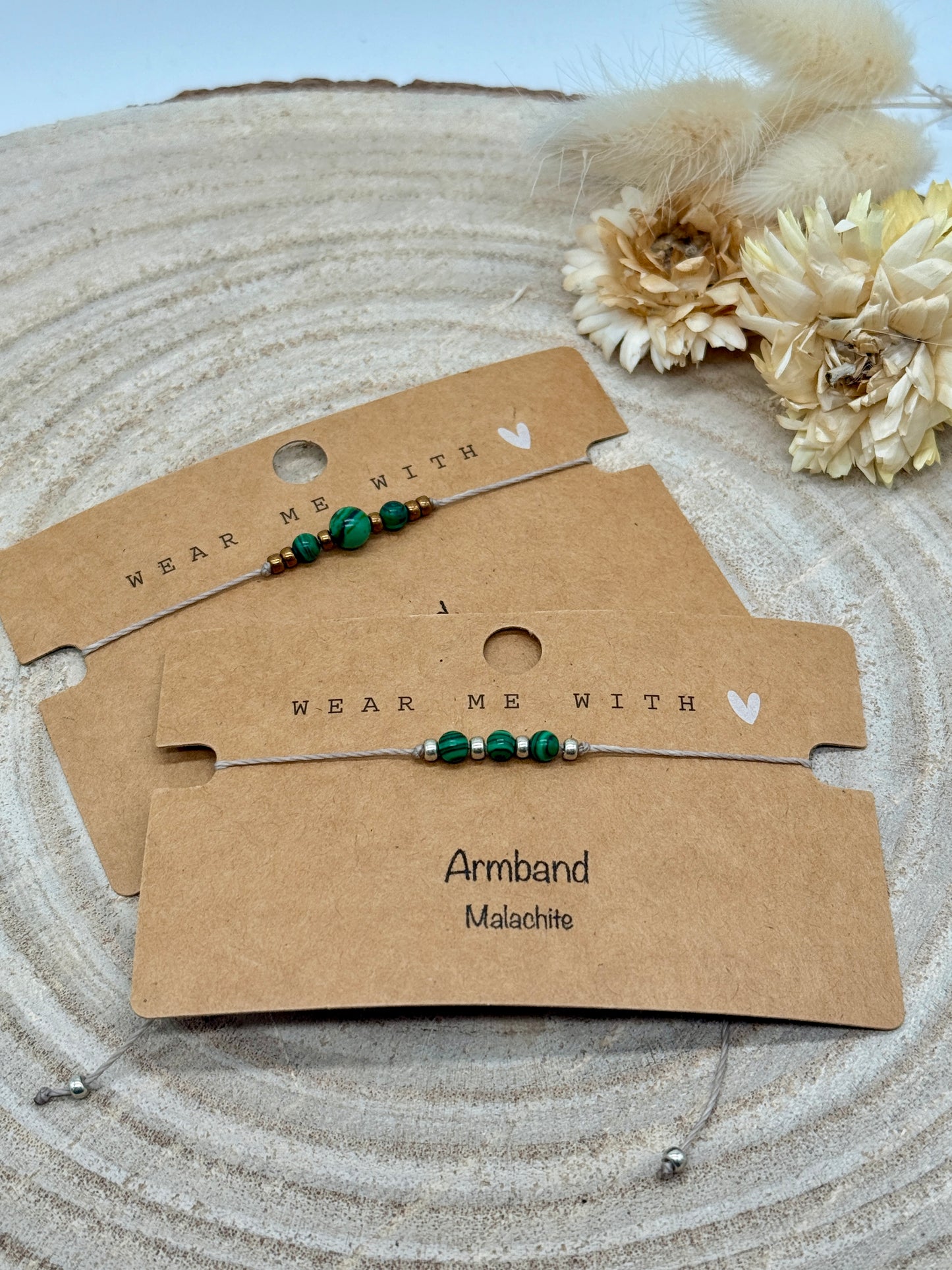 Freundschaftsarmband Sternzeichen Halbedelstein Armband Malachit