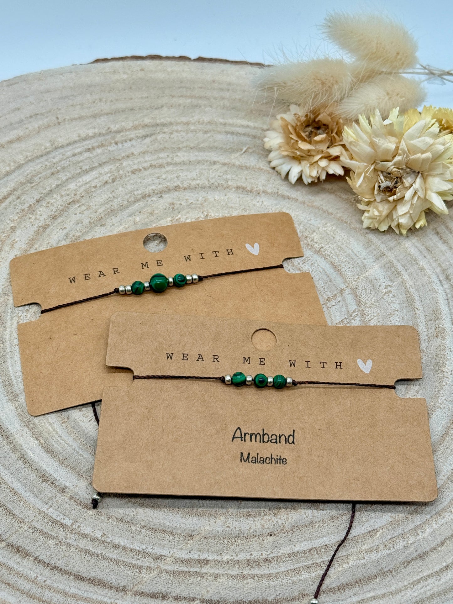 Freundschaftsarmband Sternzeichen Halbedelstein Armband Malachit