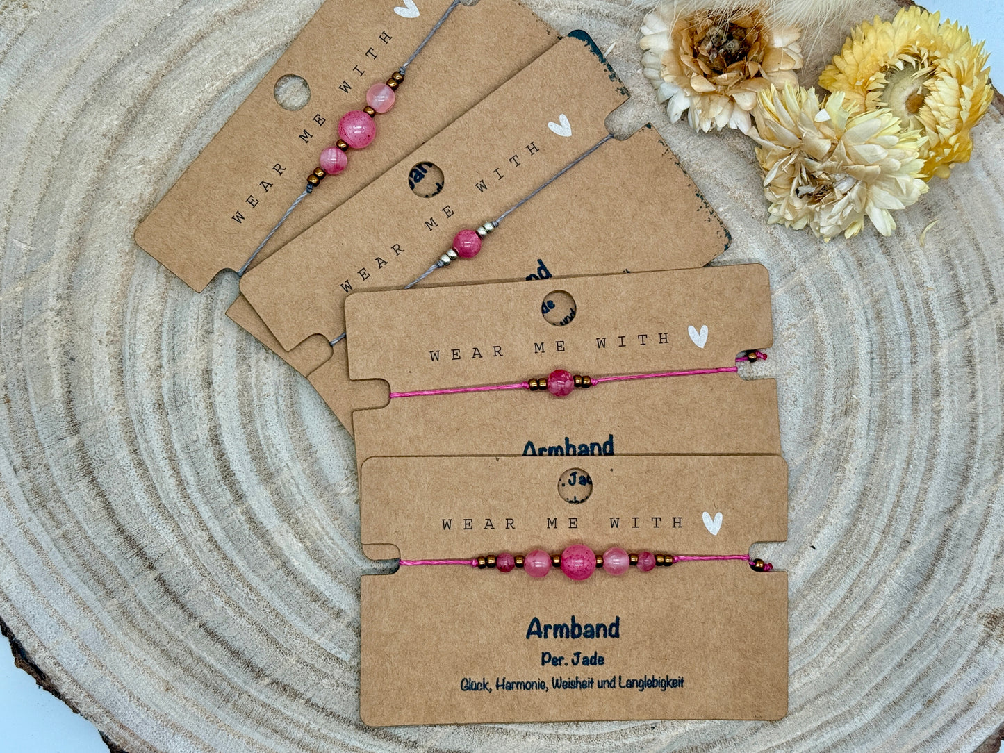 Sternzeichen Halbedelstein Armband persische Jade