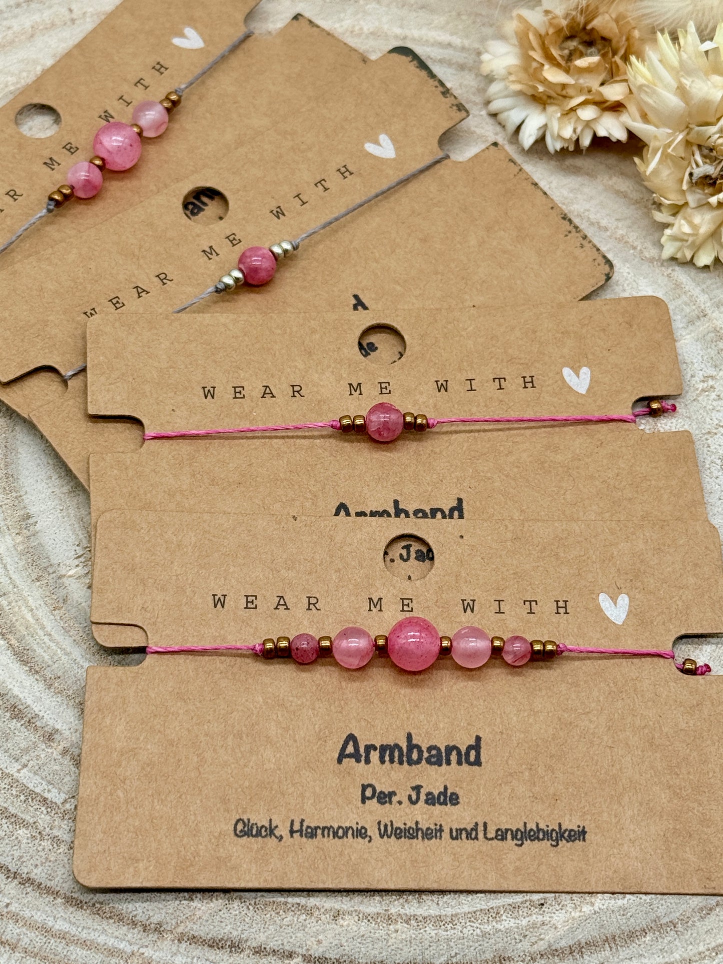 Sternzeichen Halbedelstein Armband persische Jade