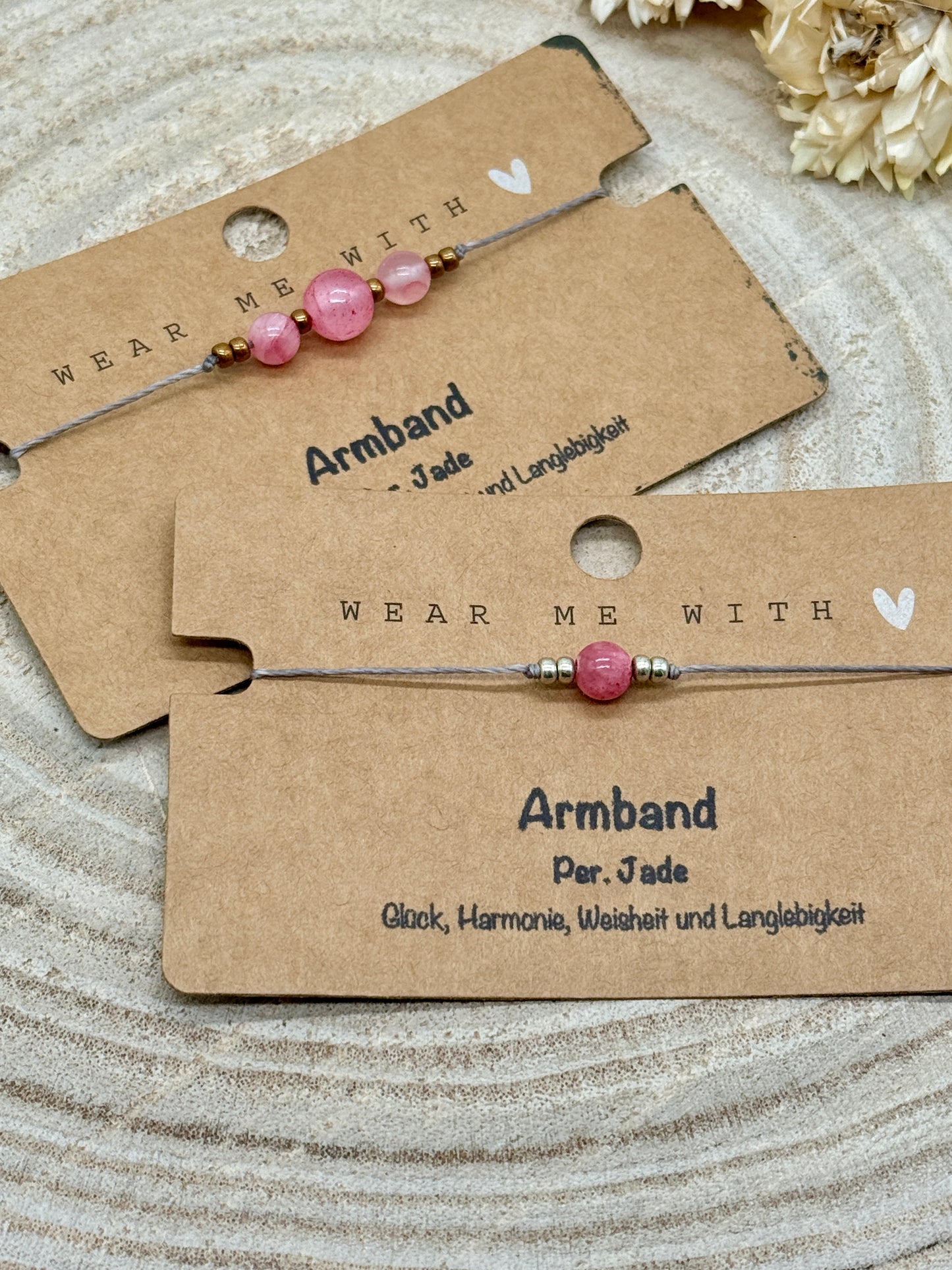 Sternzeichen Halbedelstein Armband persische Jade