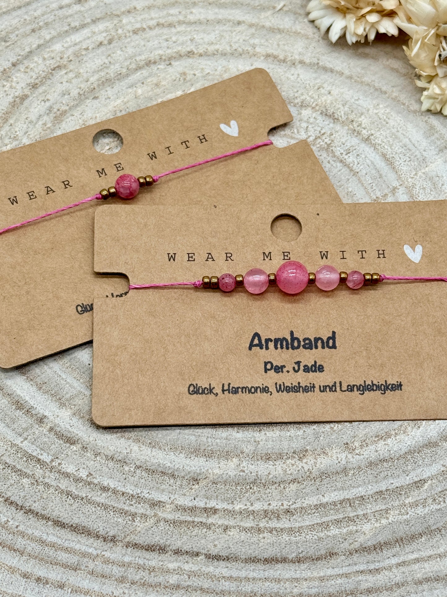 Sternzeichen Halbedelstein Armband persische Jade