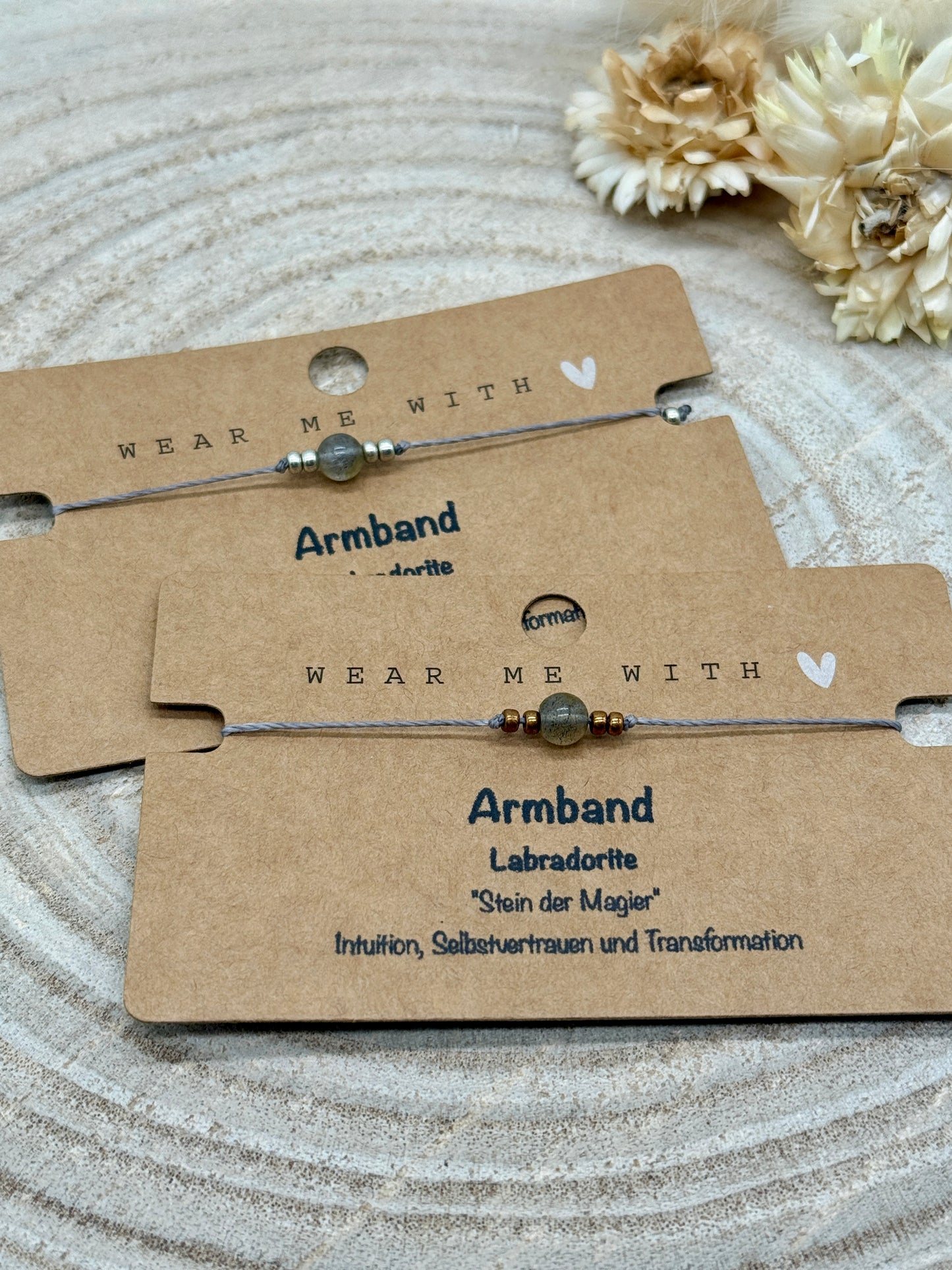Sternzeichen Halbedelstein Armband Labradorite