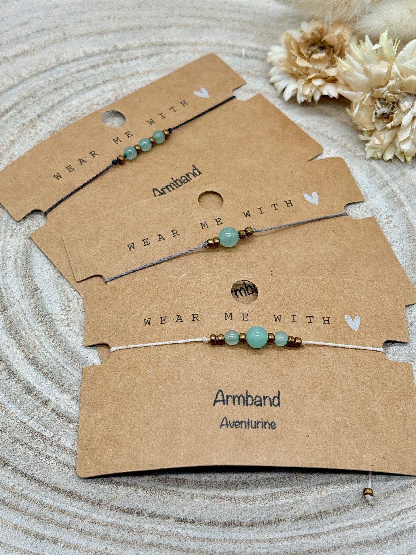 Sternzeichen Halbedelstein Armband Aventurin