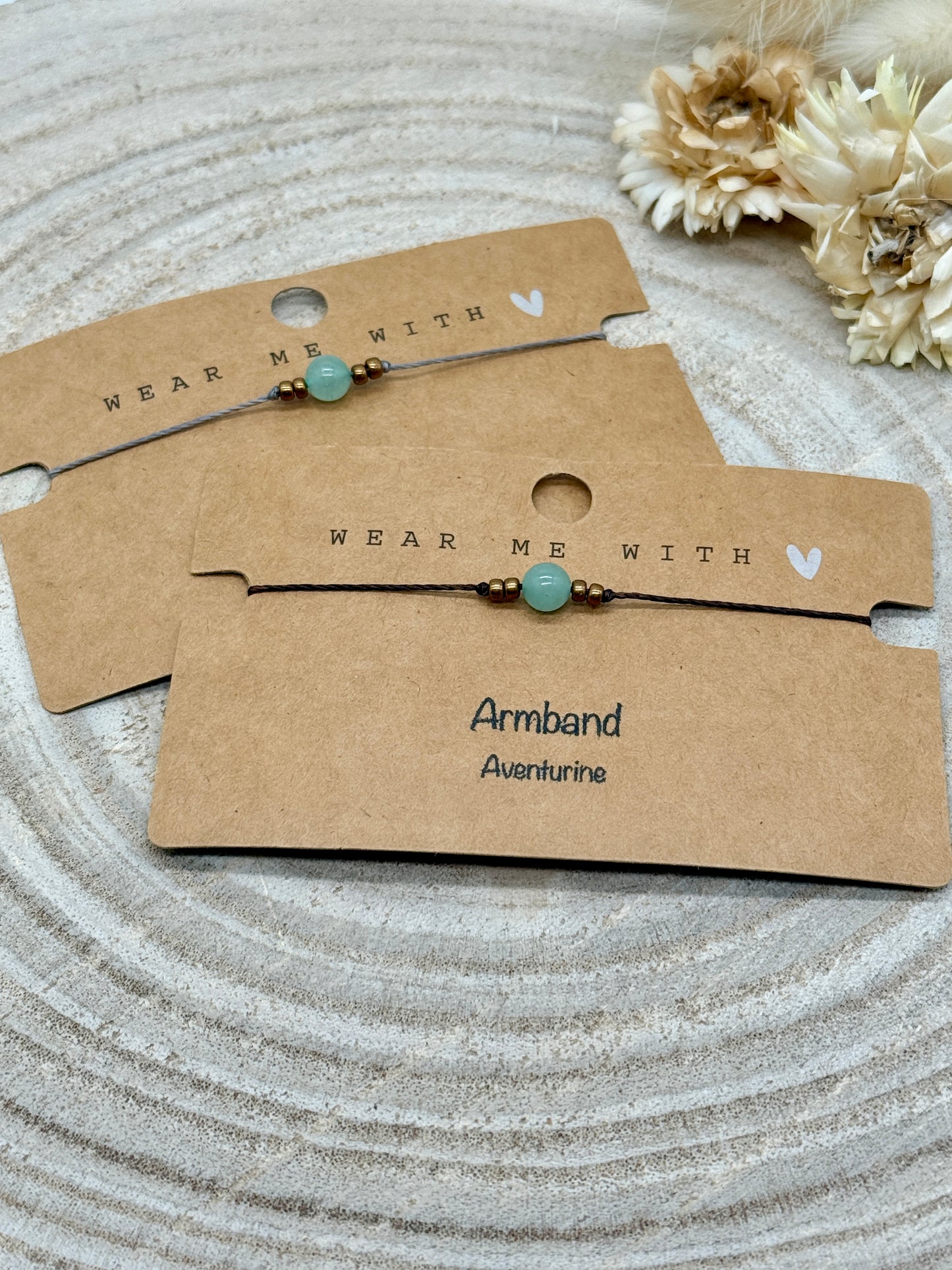 Sternzeichen Halbedelstein Armband Aventurin