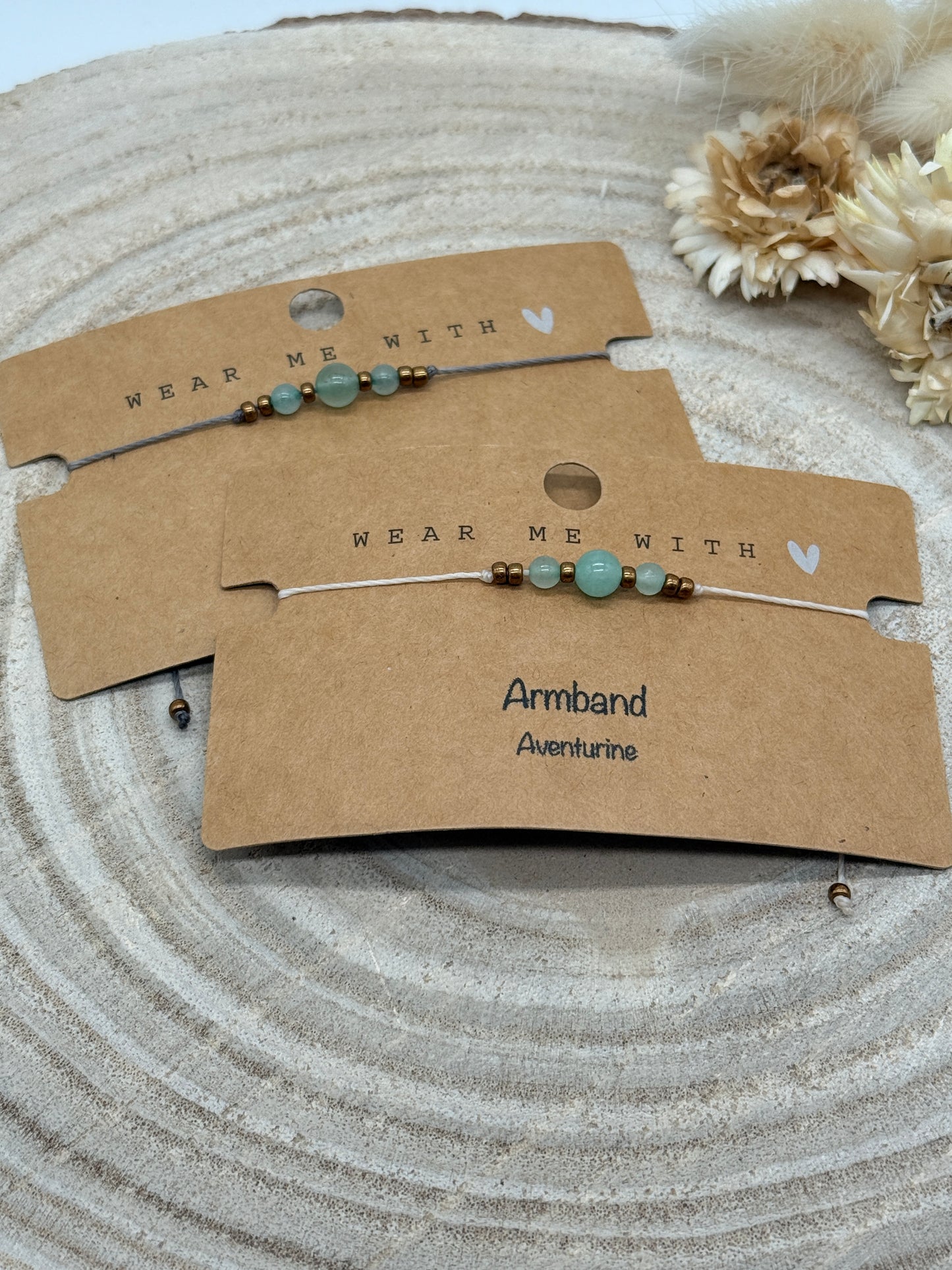 Sternzeichen Halbedelstein Armband Aventurin