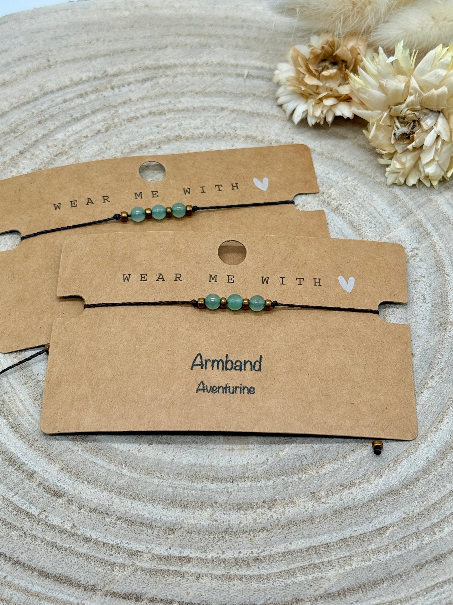 Sternzeichen Halbedelstein Armband Aventurin