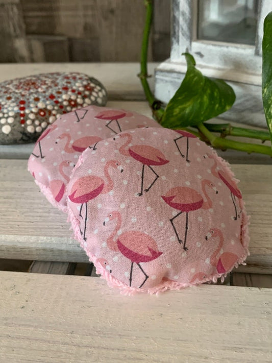 Taschenwärmer Beulenkühler Körnerkissen Flamingo rosa